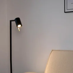 Lucide Lesley gulvlampe, svart Sale