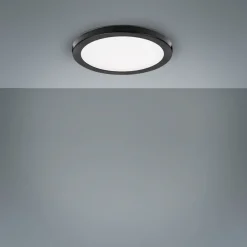 LIGHTME LED-innbyggingslampe Aqua Plano IP44 svart| Downlights|Spotter I Tak