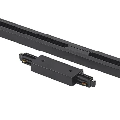 Lindby 1 lyskilde skinnesystem Linaro, GU10, 5 lyskilder, svart| Skinnesystem