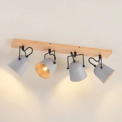 Lindby Adalin taklampe, 4 lyskilder, grå Sale