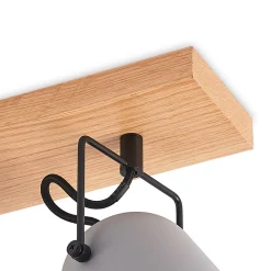 Lindby Adalin taklampe, 4 lyskilder, grå Sale