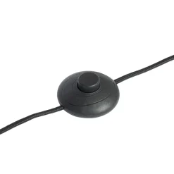 Lindby Aralena gulvlampe, svart/gull, høyde 143,5 cm Hot