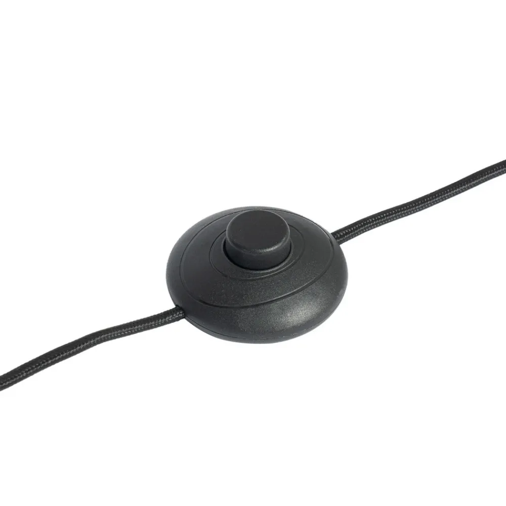 Lindby Aralena gulvlampe, svart/gull, høyde 143,5 cm Hot