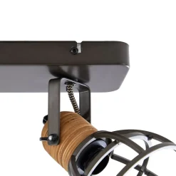 Lindby Arinthea takspotlight, 2-lys, svart, stål, E14| Spotter I Tak