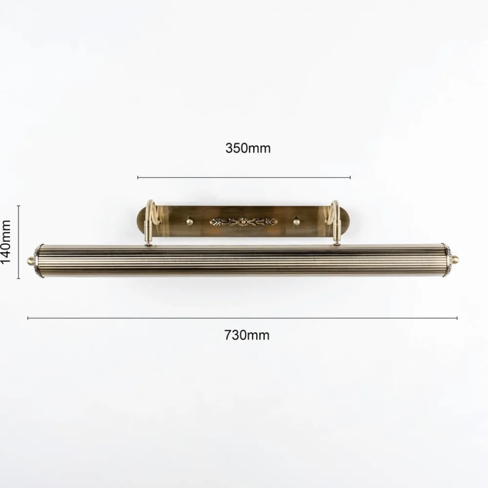 Lindby bildevegglampe Joely, 73 cm, messing, metall, E14 Online