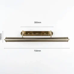 Lindby bildevegglampe Joely, 73 cm, messing, metall, E14 Online