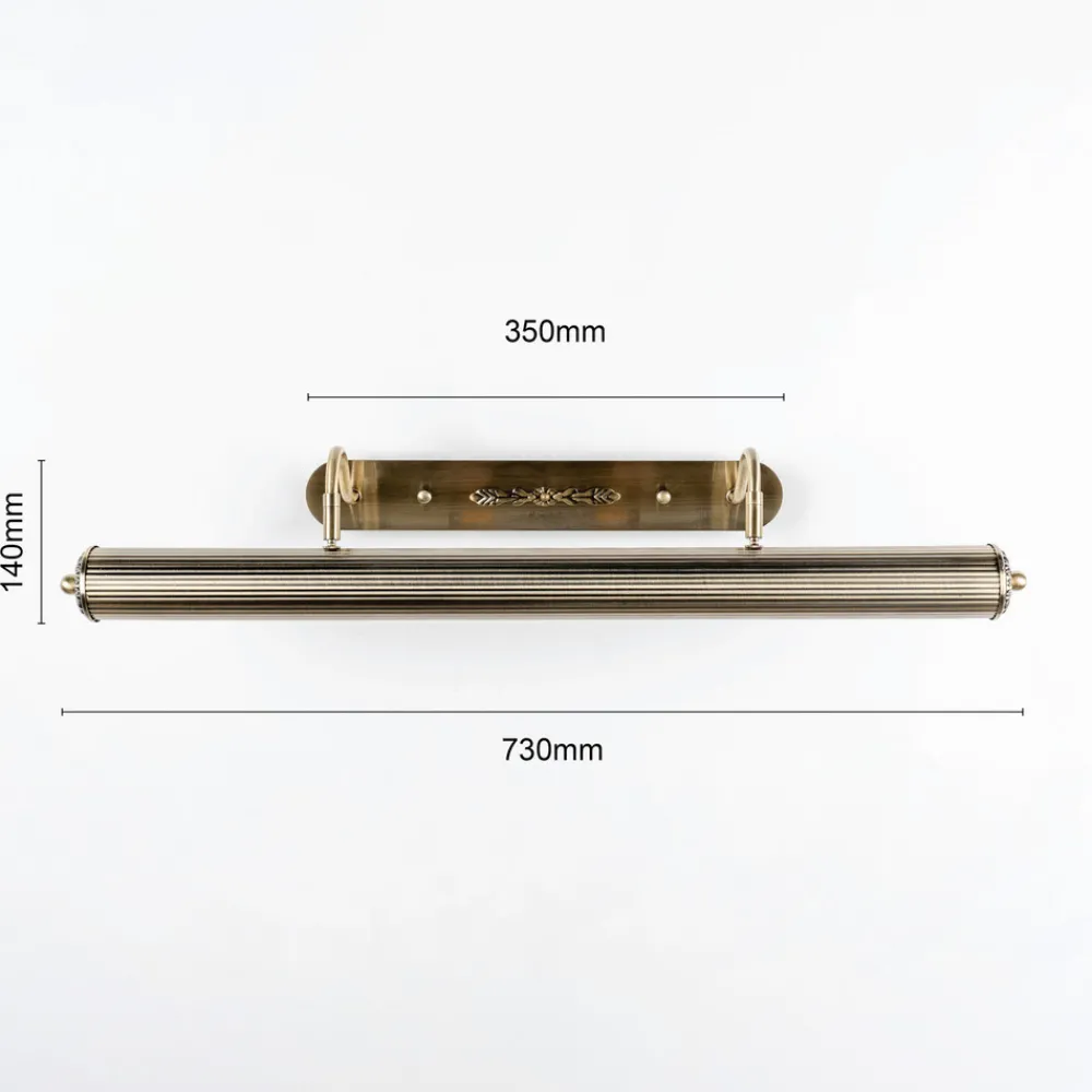 Lindby bildevegglampe Joely, 73 cm, messing, metall, E14 Online