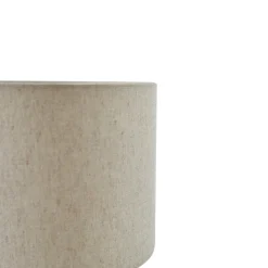 Lindby bordlampe alabaster, hvit/beige, Ø 25cm, marmor, E27 Hot