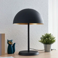 Lindby bordlampe Idalene, høyde 51 cm, svart, metall New