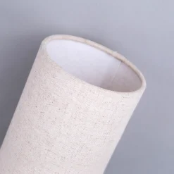 Lindby bordlampe Ronja, høyde 26 cm, kremfarget, tekstil Sale