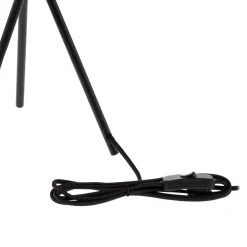 Lindby bordlampe Soula, Ø 26 cm, beige, plast, E27| Bordlamper