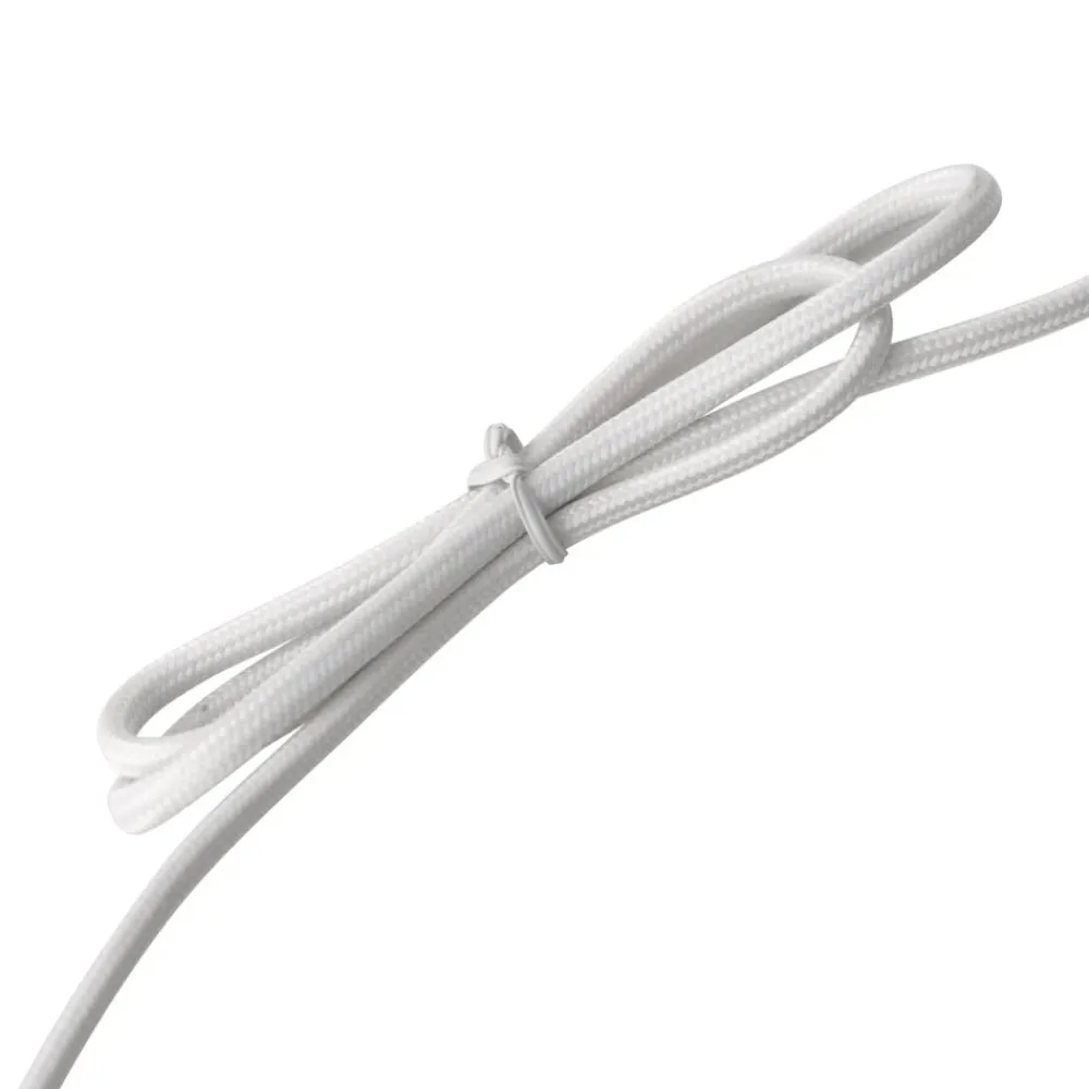 Lindby bordlampe Thalassia, hvit, Ø 26 cm, keramikk Best