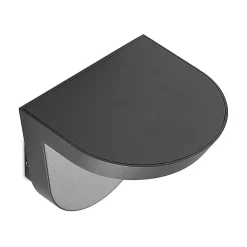 Lindby Carmelo utendørs LED-vegglampe, mørkegrå| Kommersiell Utebelysning|Led-Utendørs