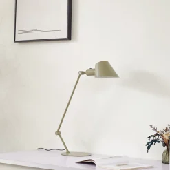 Lindby Corali bordlampe, lysegrønn, metall, høyde 64 cm Outlet