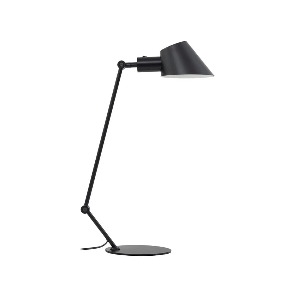 Lindby Corali bordlampe, svart, metall, høyde 64 cm| Bordlamper
