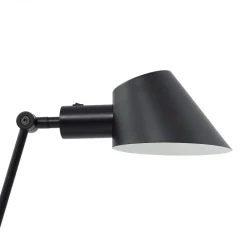 Lindby Corali bordlampe, svart, metall, høyde 64 cm| Bordlamper