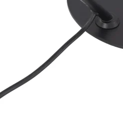 Lindby Corali bordlampe, svart, metall, høyde 64 cm| Bordlamper