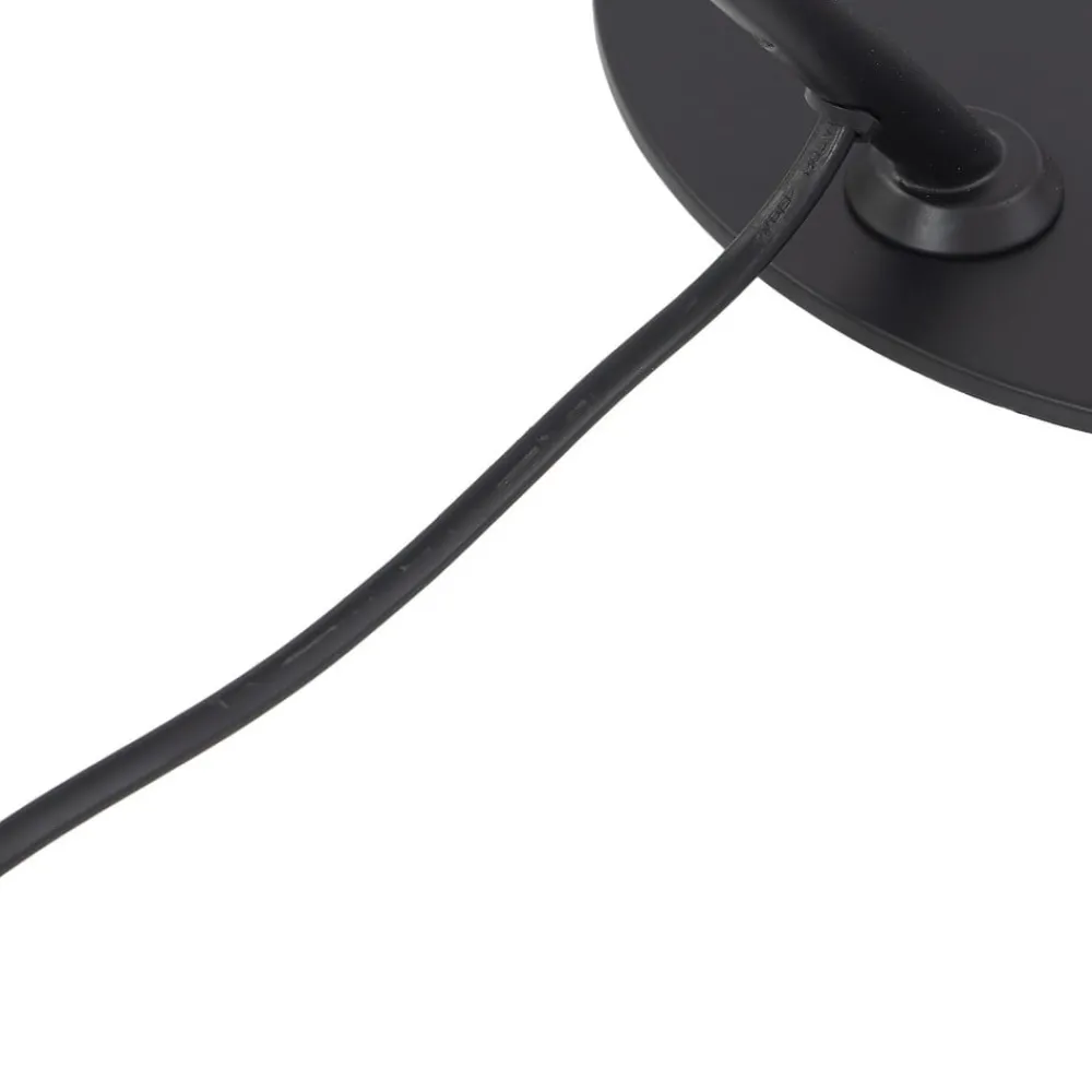 Lindby Corali bordlampe, svart, metall, høyde 64 cm| Bordlamper