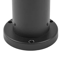 Lindby Dangan sokkellampe, hvit, høyde 60 cm, glass, metall| Sokkellamper Med Sensor|Terrassebelysning