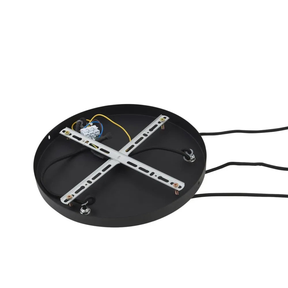 Lindby Doroteo hengelampe, 3 lyskilder, grønn/amber/grå, glass| Pendellamper