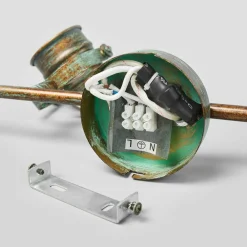 Lindby downlight Leonor, 4 lyskilder, grønn, metall, 78 cm| Spotter I Tak