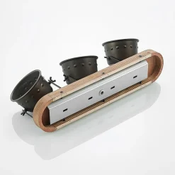 Lindby downlight Rubinjo, 45 cm, 3 lyskilder, tre, GU10| Spotter I Tak|Taklamper