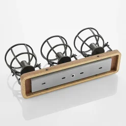 Lindby downlight Rutger, 52 cm, 3 lyskilder, tre, bur, E14| Design- Og Hotellbelysning|Taklamper