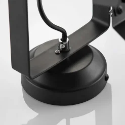 Lindby downlight Tilen, 1 lyskilde, svart, metall, 38 cm Clearance