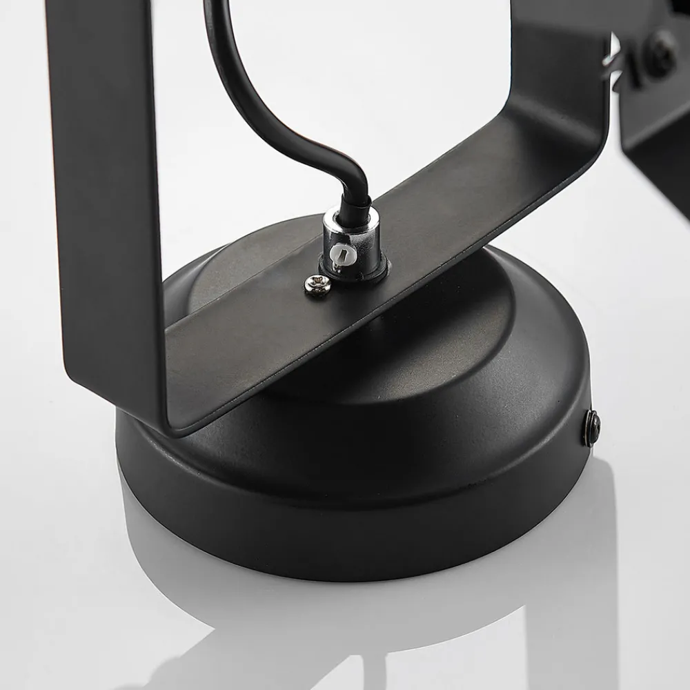 Lindby downlight Tilen, 1 lyskilde, svart, metall, 38 cm Clearance