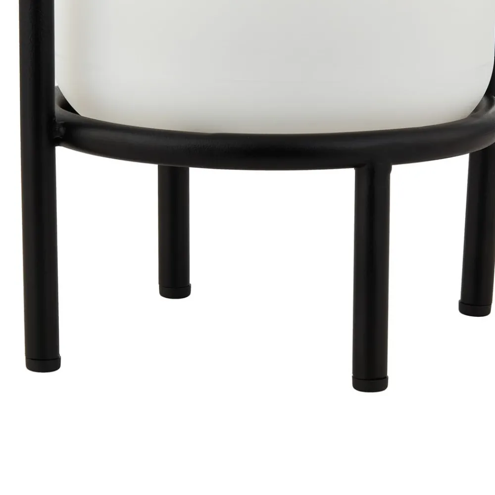 Lindby Eleia LED terrasselampe, svart, metall, oppladbart batteri| Kommersiell Utebelysning|Led-Utendørs