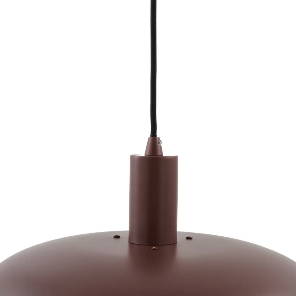 Lindby Elorri hengelampe, brun, metall, Ø 38 cm| Pendellamper