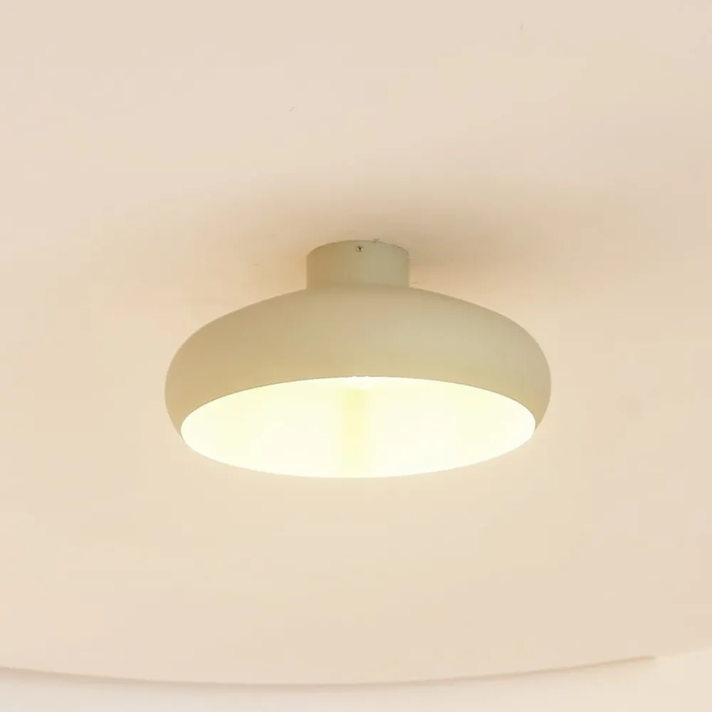 Lindby Elover taklampe, lysegrønn, Ø 45 cm, jern| Taklamper