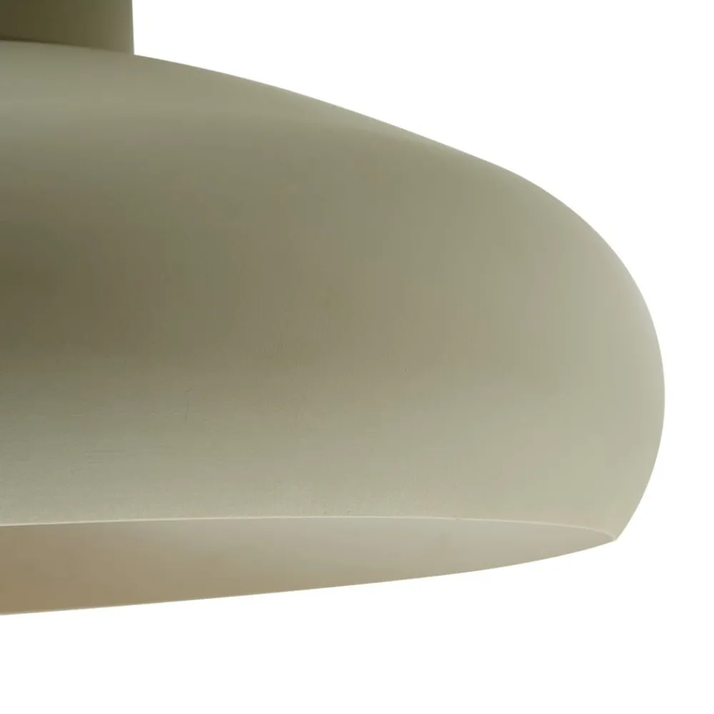 Lindby Elover taklampe, lysegrønn, Ø 45 cm, jern| Taklamper