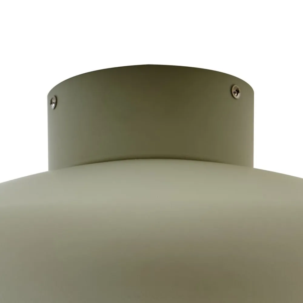 Lindby Elover taklampe, lysegrønn, Ø 45 cm, jern| Taklamper