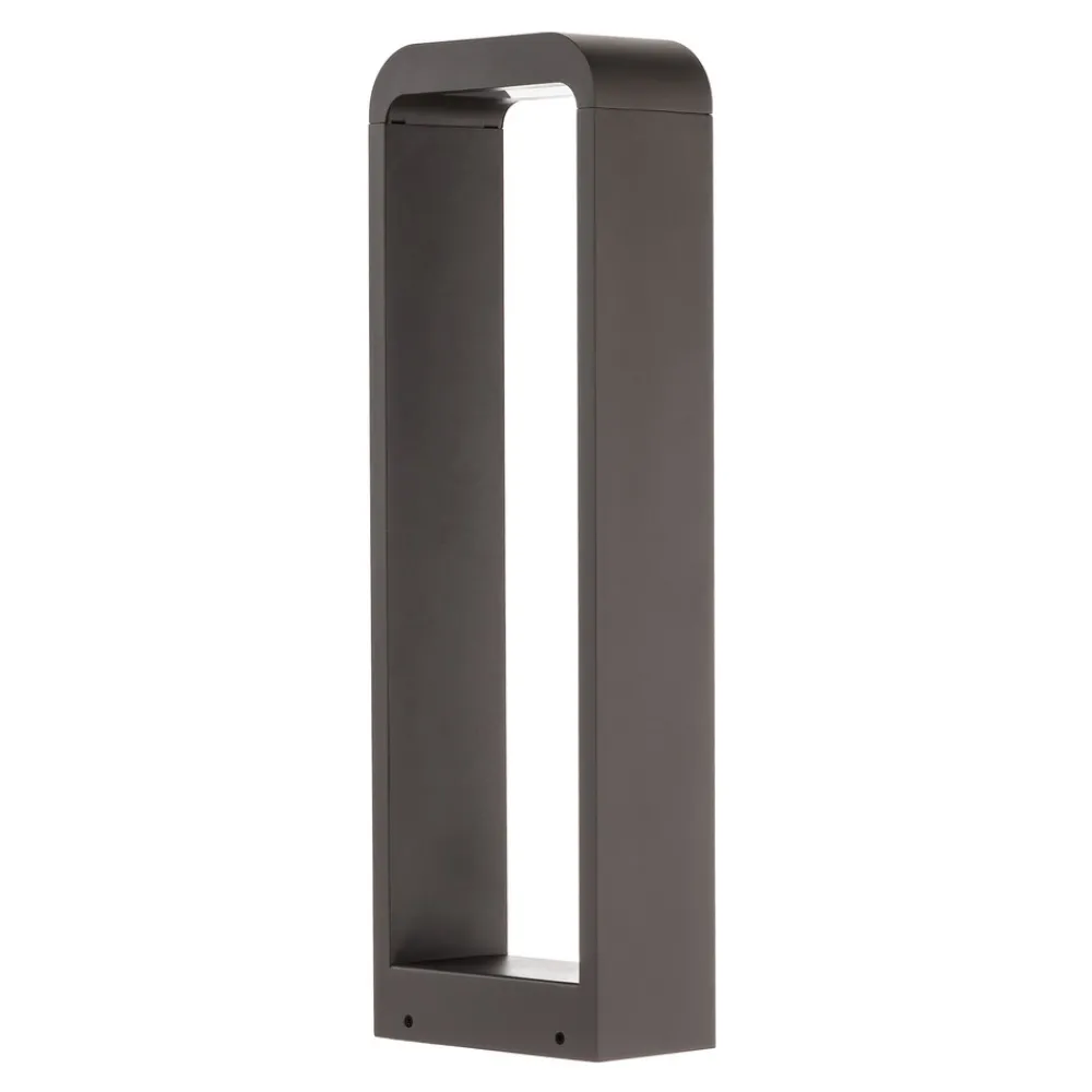 Lindby Emima LED-gatelampe, 60 cm, antrasitt, aluminium Discount