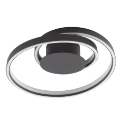 Lindby Erlinik LED-taklampe, stepdim, svart Outlet