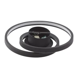 Lindby Erlinik LED-taklampe, stepdim, svart Outlet