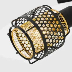 Lindby Eudoria spot 3 lyskilder svart/gull Sale