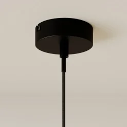 Lindby Fabronia hengelampe, gitter, glasskule Best