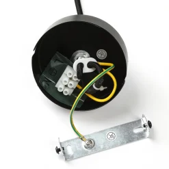 Lindby Fabronia hengelampe, gitter, glasskule Best