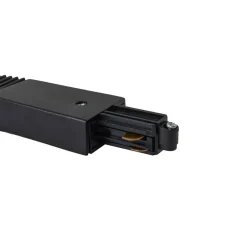 Lindby Flex-kontakt Linaro, svart, 1-fase system| Skinnesystem