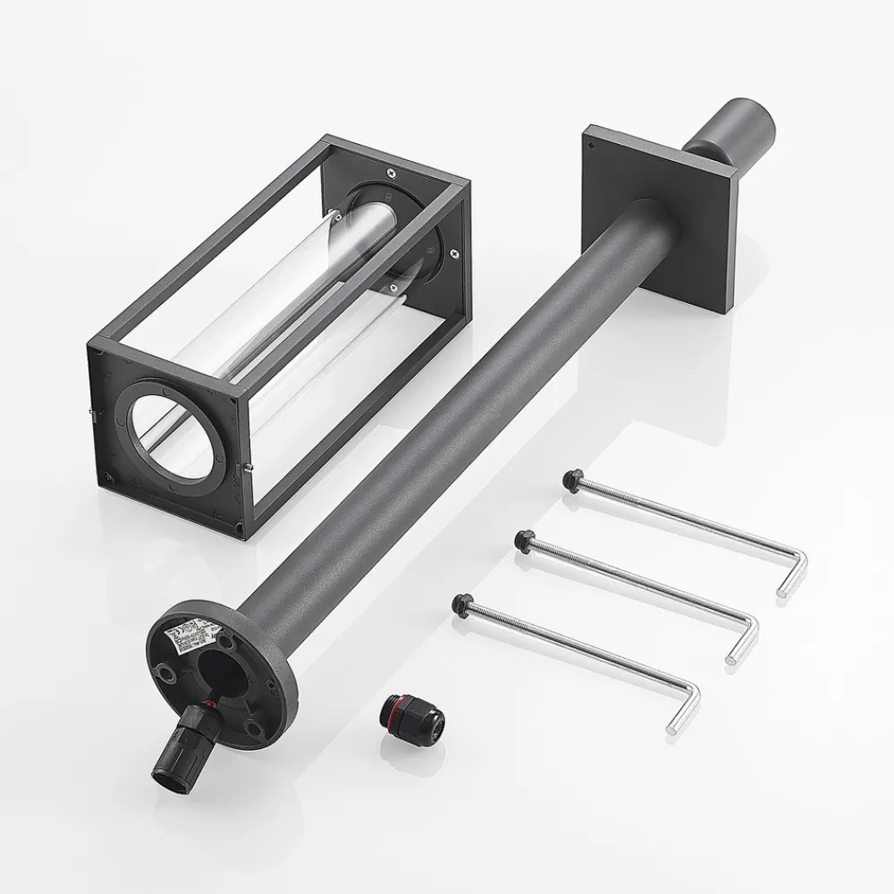 Lindby Giavanna veilampe, 80 cm, antrasitt, IP44, E27 New