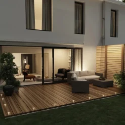 Lindby Gracelle LED-bakkespot, 3 stykk rundt| Utespotter