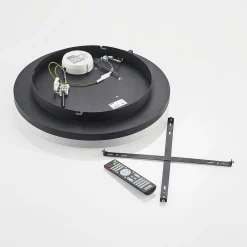 Lindby Gulda LED-taklampe, RBGW, svart| Design- Og Hotellbelysning|Led-Innendørs