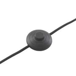 Lindby gulvlampe Herry, svart, tre, stativ, 153 cm| Gulvlamper