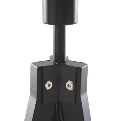 Lindby gulvlampe Herry, svart, tre, stativ, 153 cm| Gulvlamper