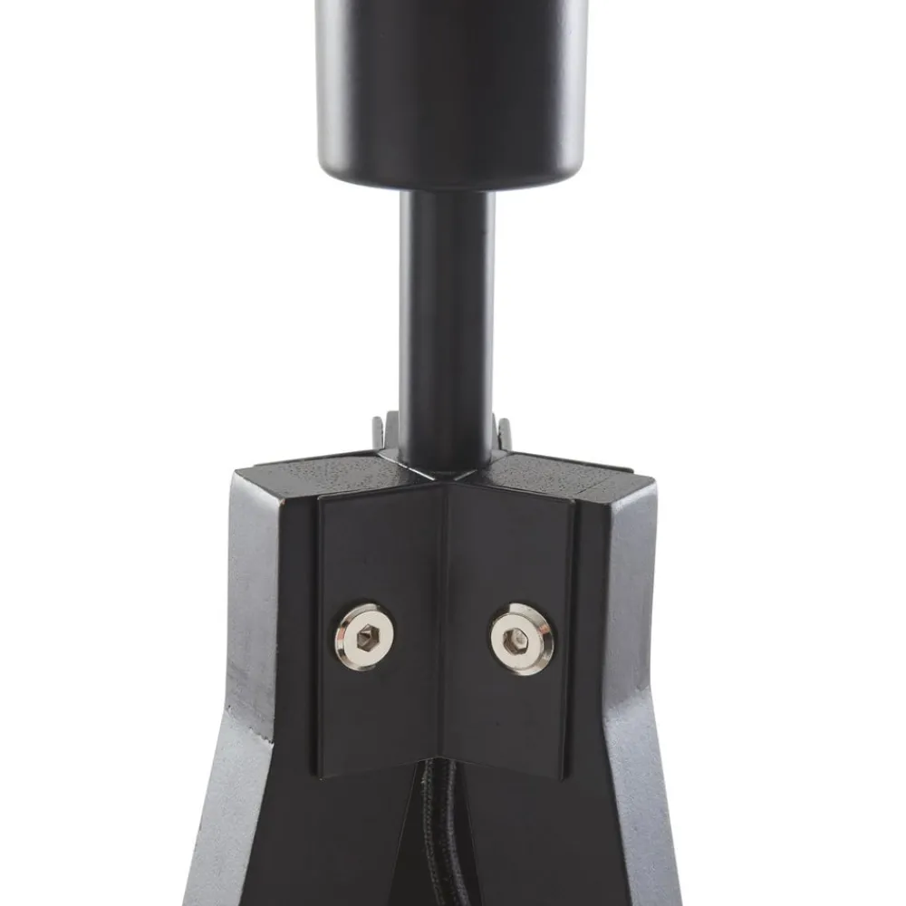 Lindby gulvlampe Herry, svart, tre, stativ, 153 cm| Gulvlamper