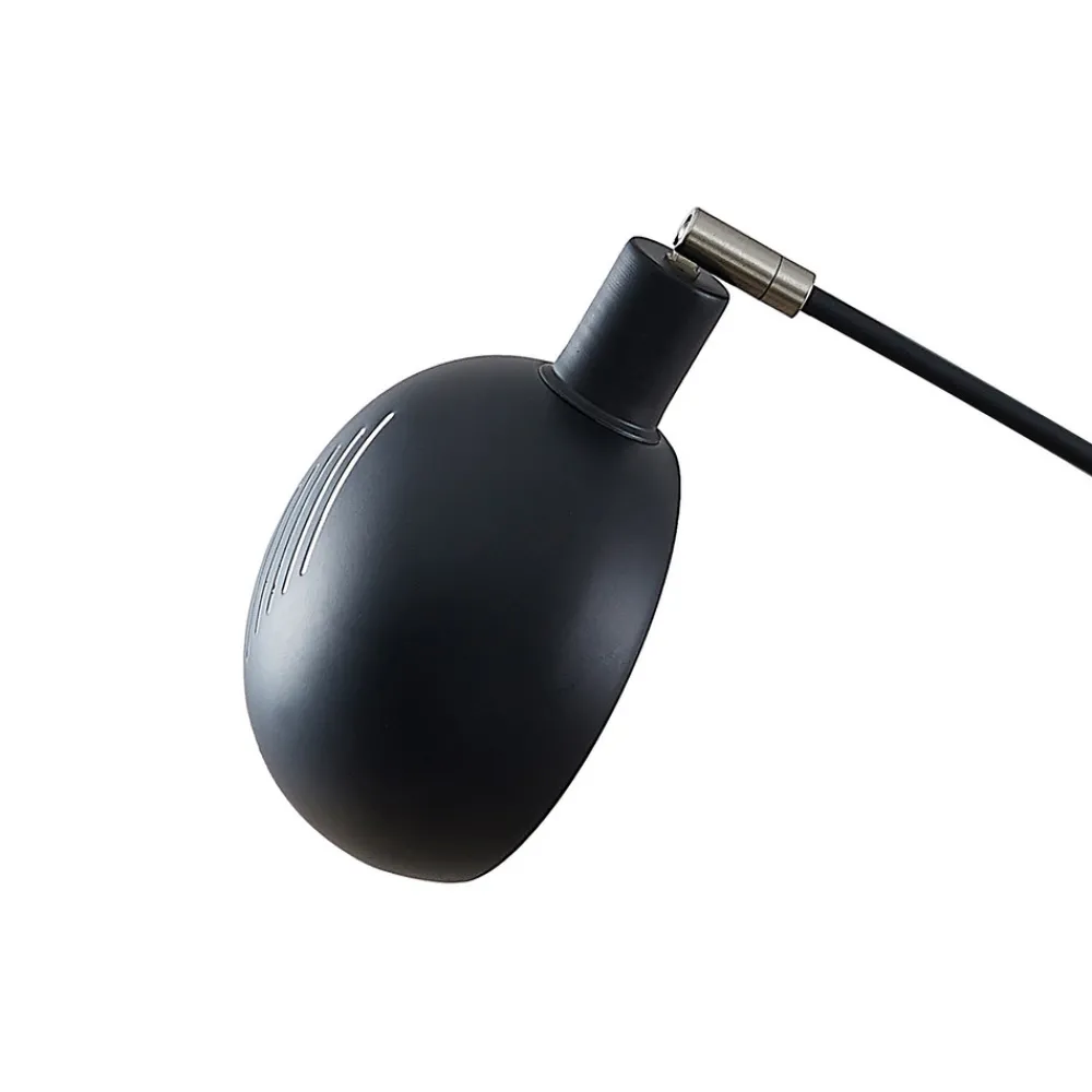 Lindby gulvlampe Jewa, svart, metall, 5 lyskilder, E14 Outlet