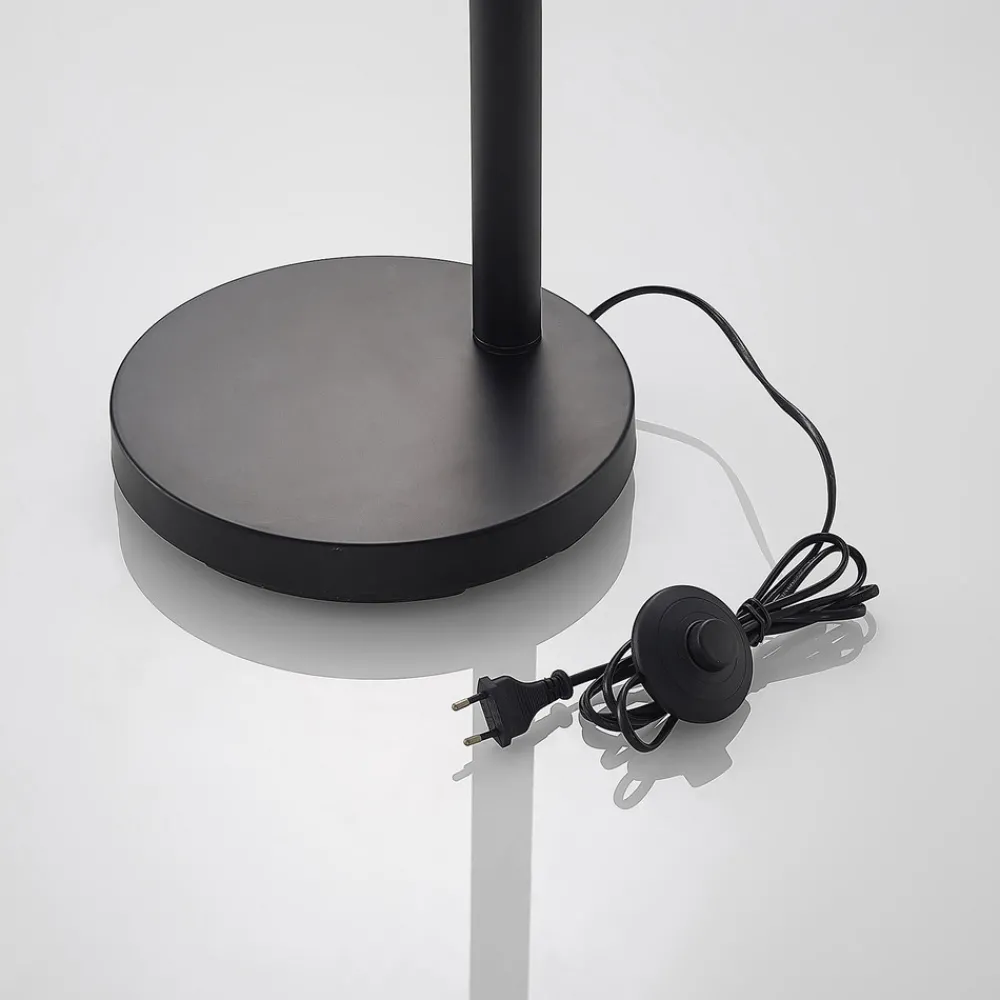 Lindby gulvlampe Jewa, svart, metall, 5 lyskilder, E14 Outlet