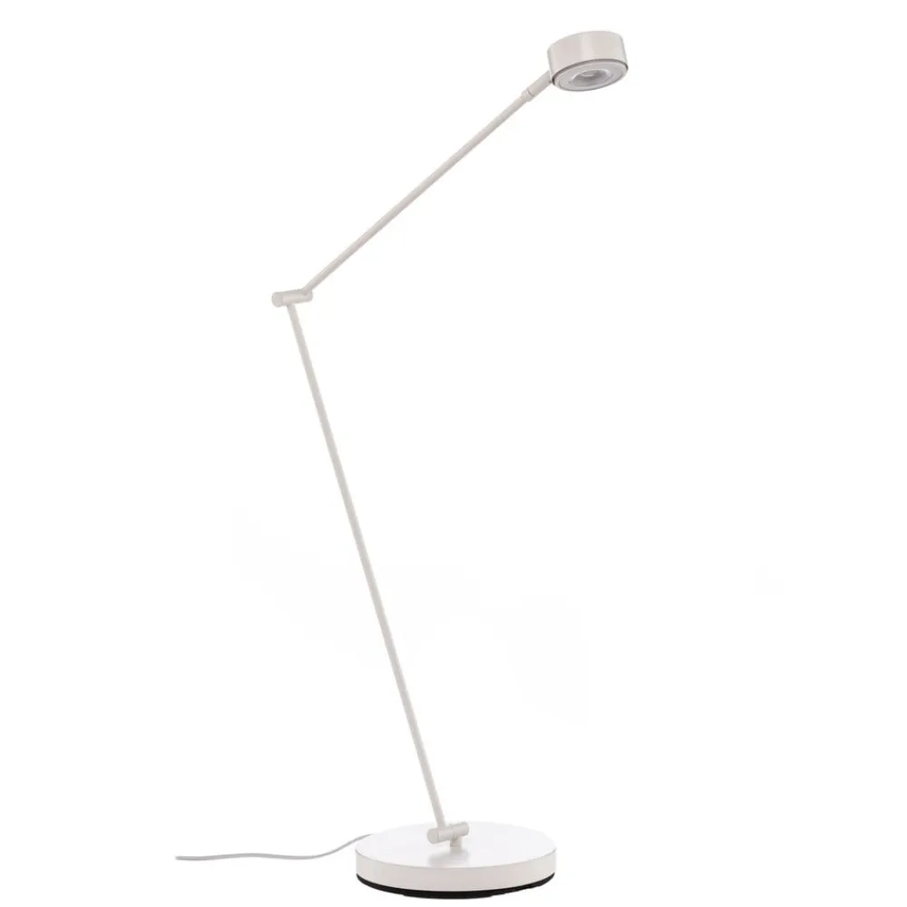 Lindby gulvlampe Jyla, hvit, 4000K, GX53, jern